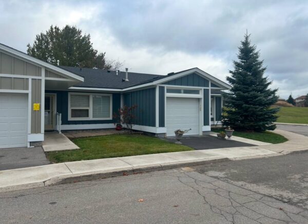 Finished siding installation on residential home