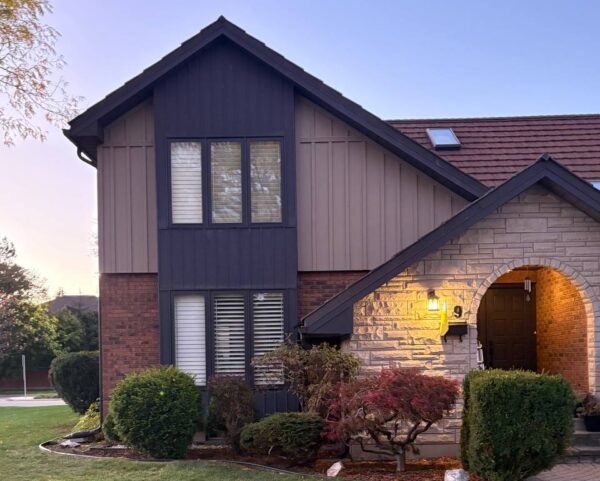 Cedar to James Hardie Board and Batten Siding Renovation