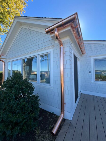 Residential home siding improvement project in Arctic White