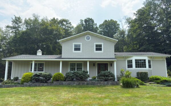 Before and after exterior transformation