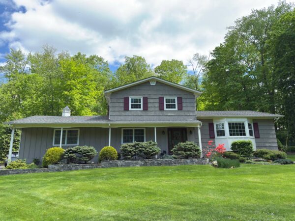 Before and after exterior transformation