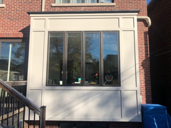 Completed James Hardie siding project