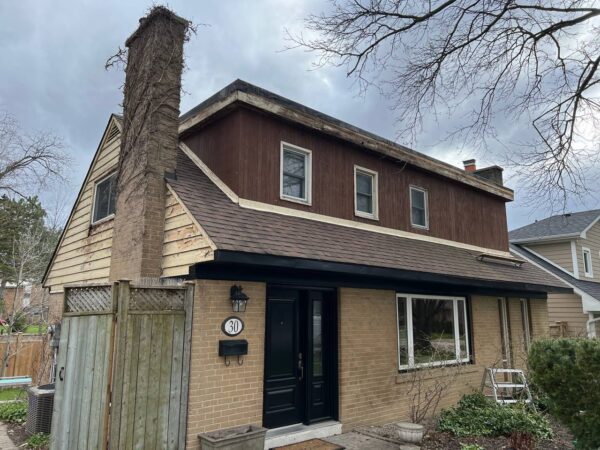 Aluminum to JH James Hardie siding planks (7” reveal) - colour Gray Slate