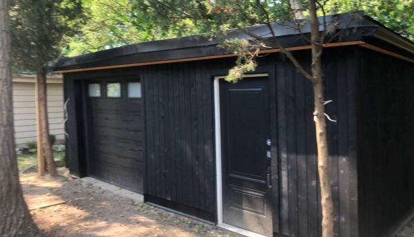 Before and after exterior transformation