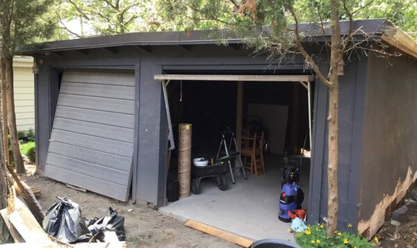 Before and after exterior transformation