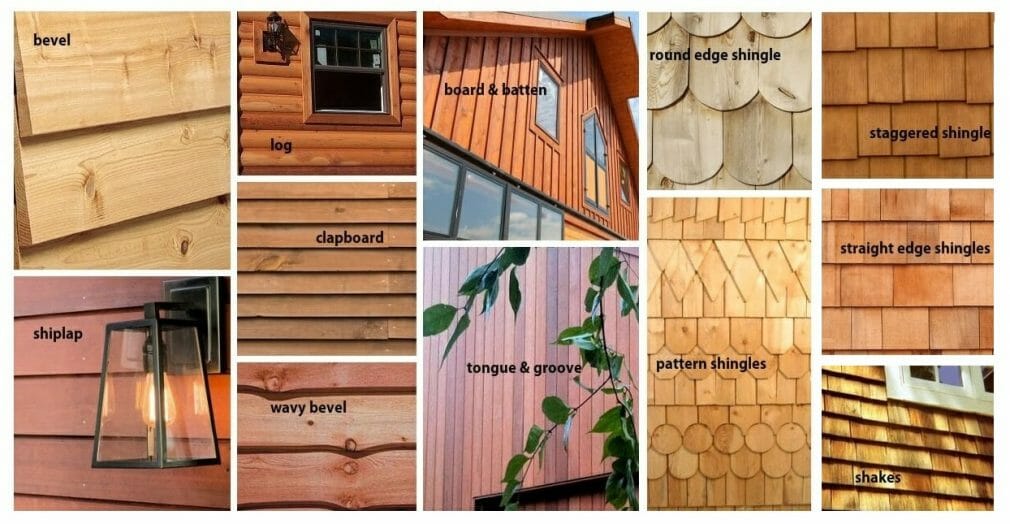 Cedar siding color options